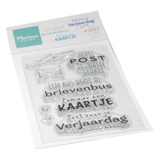 (CS1195)Clear stamp Echte Post