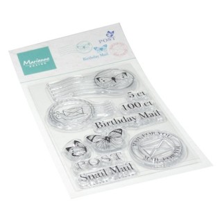 (CS1196)Clear stamp Postmark