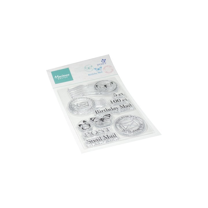 (CS1196)Clear stamp Postmark