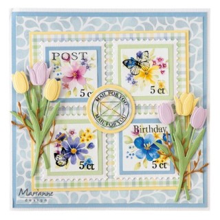 (CS1196)Clear stamp Postmark