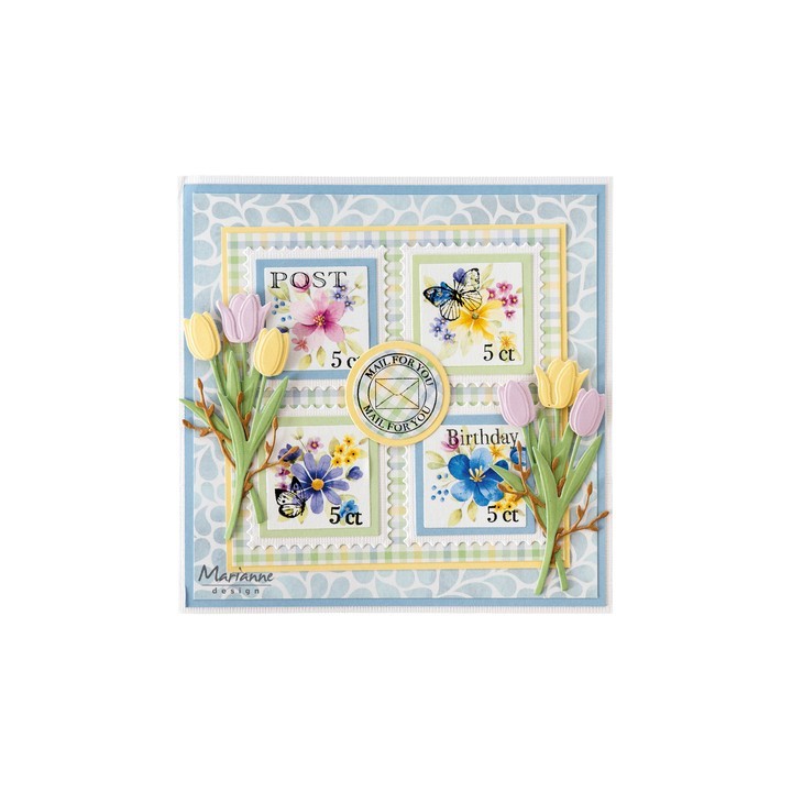 (CS1196)Clear stamp Postmark