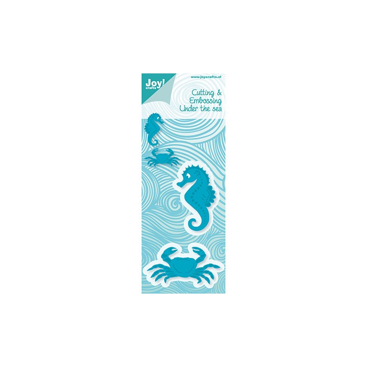 (6002/0328)Decouper & Gaufrer Pochoir Under the sea