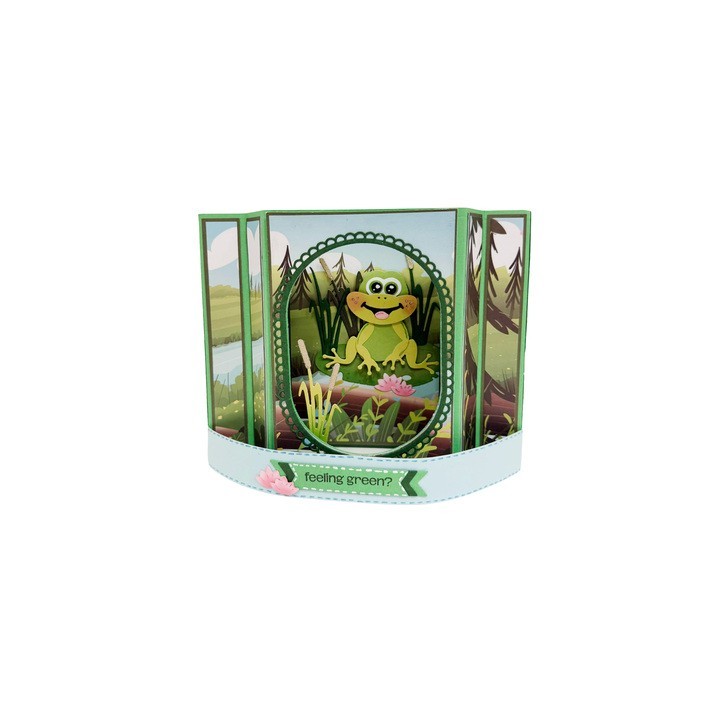 (CCL-FR-CD1083)Studio Light Cutting Die Waterlelies Friendz nr. 1083