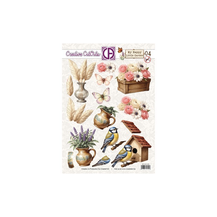 (CCO-036)3D Creative CutOuts My Happy Little Garden 04