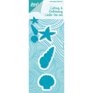 (6002/0329)Decouper & Gaufrer Pochoir Under the sea