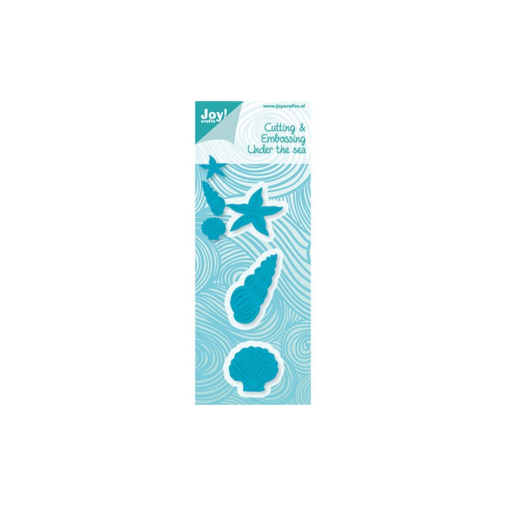 (6002/0329)Decouper & Gaufrer Pochoir Under the sea
