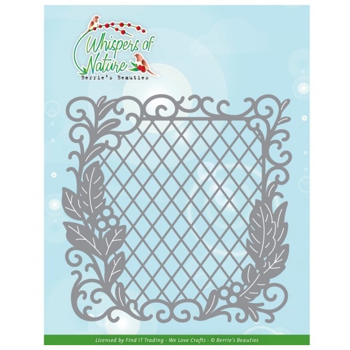 (BBD10092)Dies - Berries Beauties - Whispers of Nature - Feather Frame