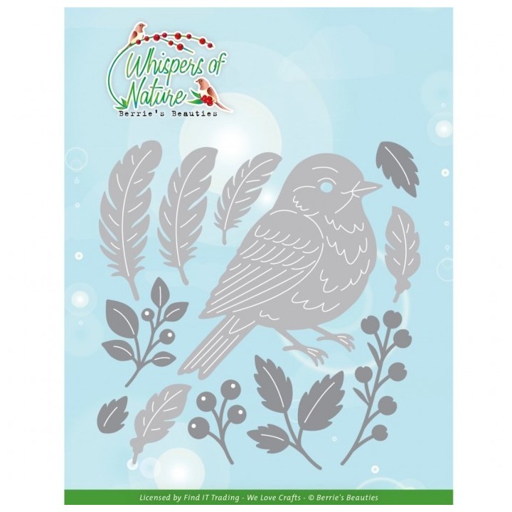 (BBD10093)Dies - Berries Beauties - Whispers of Nature - Bird's Whisper