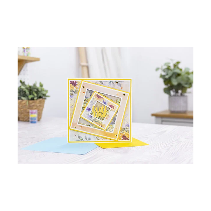 (CC-MD-ELE-8SQUA)Crafter's Companion Nesting Metal Die 8 Inch Square