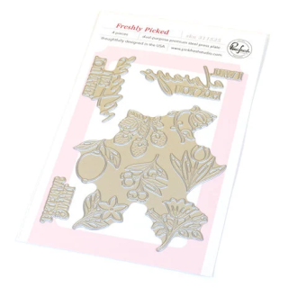 (311525)Pinkfresh Studio Homespun with Heart Press Plate Freshly Picked