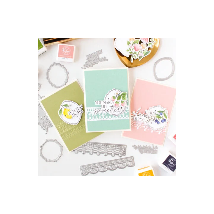 (311525)Pinkfresh Studio Homespun with Heart Press Plate Freshly Picked