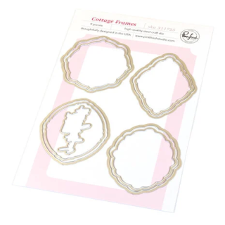 (311725)Pinkfresh Studio Homespun with Heart Die Cottage Frames