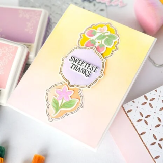 (311925)Pinkfresh Studio Homespun with Heart Die Cottage Frames