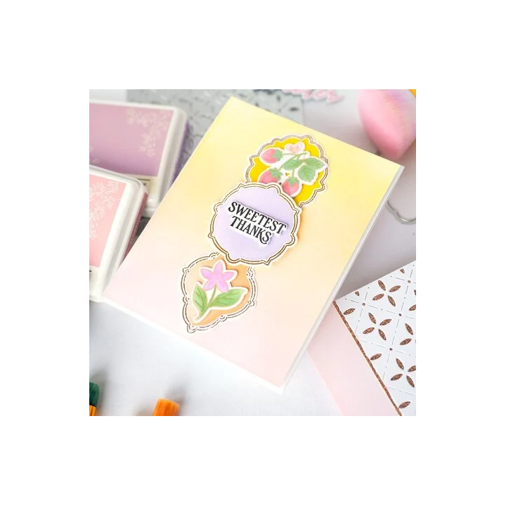 (311925)Pinkfresh Studio Homespun with Heart Die Cottage Frames