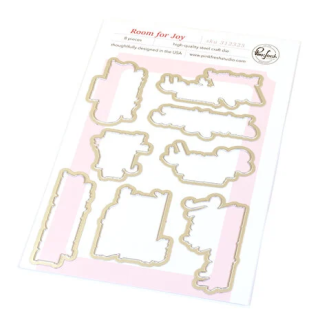 (312325)Pinkfresh Studio Homespun with Heart Die Room for Joy