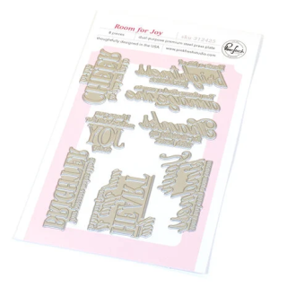 (312425)Pinkfresh Studio Homespun with Heart Press Plate Room for Joy