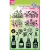 (6410/0306)Clear stamp Spring Flowers