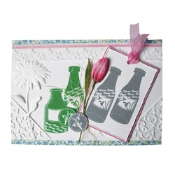(6410/0306)Clear stamp Spring Flowers
