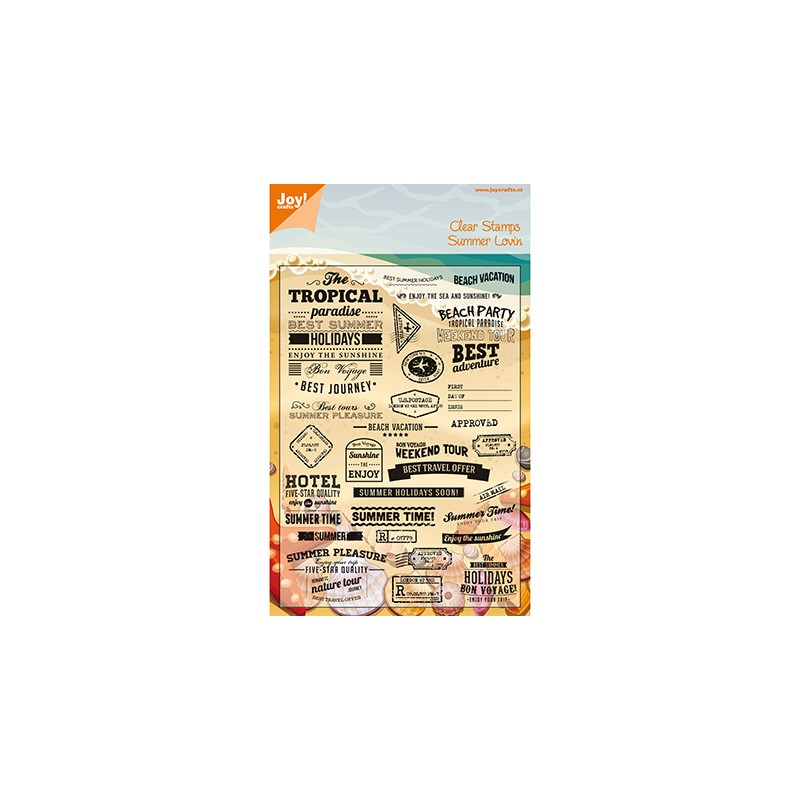 (6410/0097)Clear stamp Tropical Summer