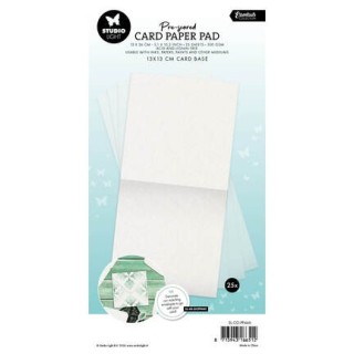 (SL-ES-PP446)Studio Light Card Paper Pad pre-scored white cards Essentials nr. 446