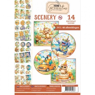 (BBPOS10014)Push-Out Book Scenery 14