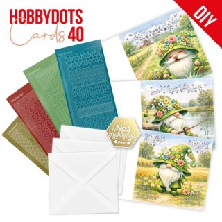 (DODOPP040)Hobbydots Cards 40 - Happy Gnomes