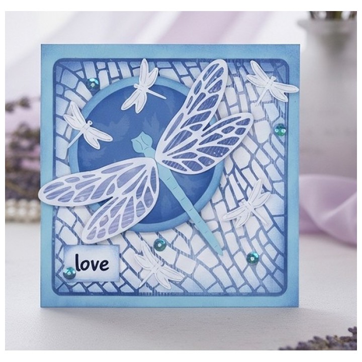 (BBD10095)Dies - Berries Beauties - Dragonflies - Dragonfly Background