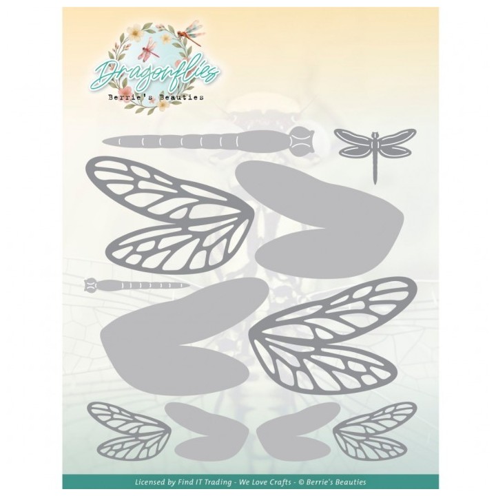 (BBD10096)Dies - Berries Beauties - Dragonflies - Dragonfly
