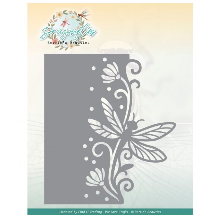 (BBD10097)Dies - Berries Beauties - Dragonflies - Dragonfly Border