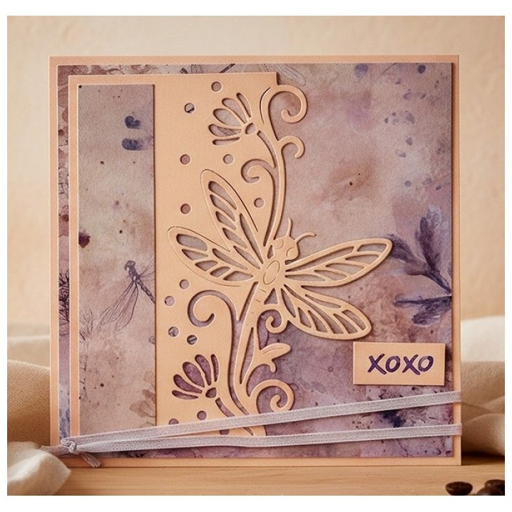 (BBD10097)Dies - Berries Beauties - Dragonflies - Dragonfly Border