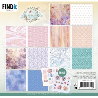 (BBPP10038)Paperpack - Berries Beauties - Dragonflies 20 x 20 cm