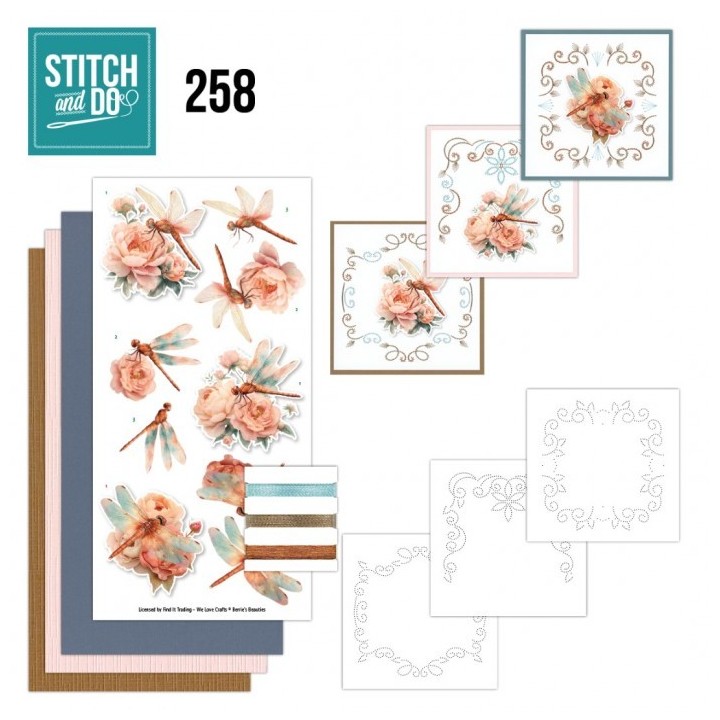 (STDO258)Stitch and Do 258 - Dragonflies