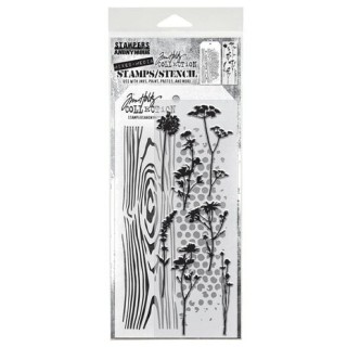 (THMM159)Stampers Anonymous Mixed Media #59 Tim Holtz Stamps/Stencil