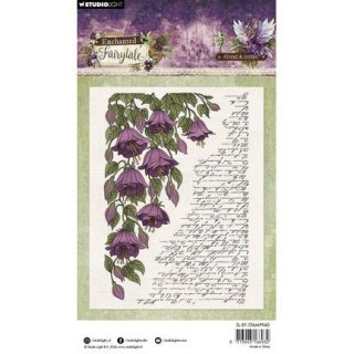 (SL-EF-STAMP940)Studio light Stamp Floral & Script Enchanted Fairytale nr. 940