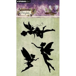 (SL-EF-STAMP943)Studio light Stamp Fairies Enchanted Fairytale nr. 943