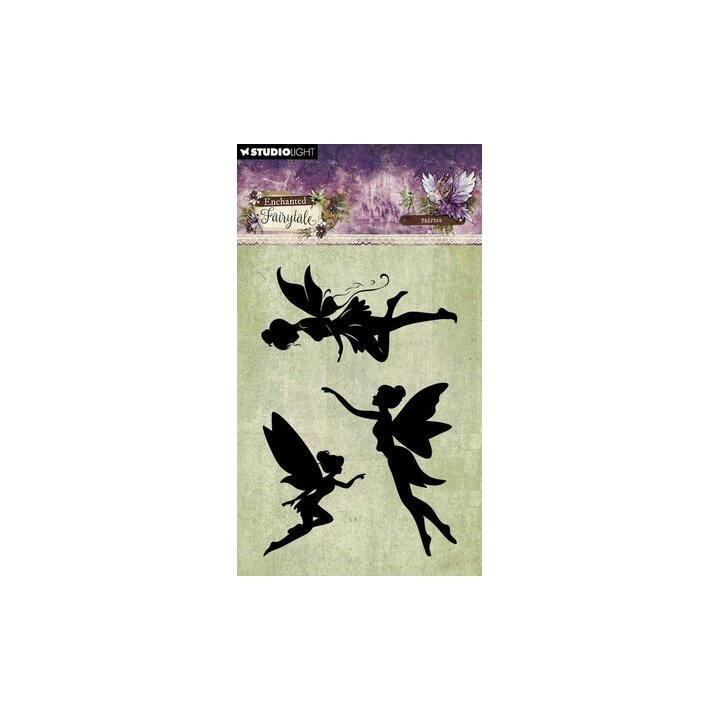 (SL-EF-STAMP943)Studio light Stamp Fairies Enchanted Fairytale nr. 943