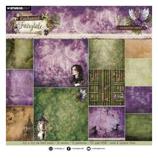 (SL-EF-DPP467)Studio Light Designer Paper Background paper pad Enchanted Fairytale nr. 467