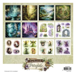 (SL-EF-CPP468)Studio Light Collage paper pad Enchanted Fairytale nr. 468