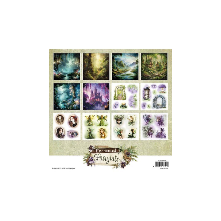 (SL-EF-CPP468)Studio Light Collage paper pad Enchanted Fairytale nr. 468