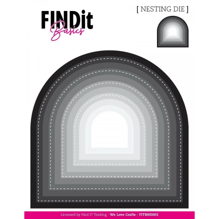 (FITBND003)Find It Basics - Nesting Dies - Arches