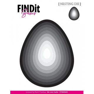 (FITBND005)Find It Basics - Nesting Dies - Egg