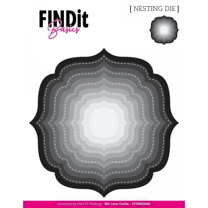 (FITBND006)Find It Basics - Nesting Dies - Ornate Frame