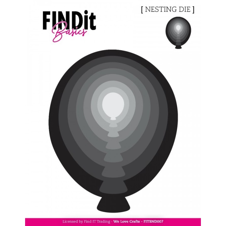 (FITBND007)Find It Basics - Nesting Dies - Balloon