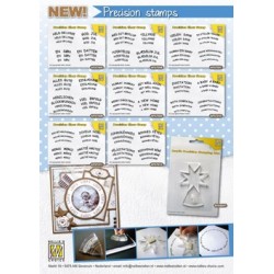 (APST010)Precision Clear Stamp English texts 2