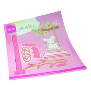 (COL1584)Collectables Swing set by Marleen