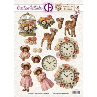 (CCO-037)3D Creative CutOuts Victorian Dreams 01