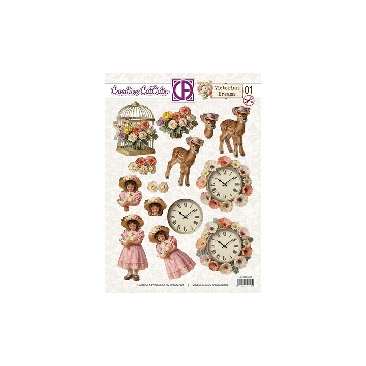 (CCO-037)3D Creative CutOuts Victorian Dreams 01