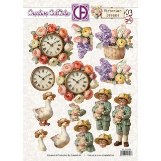 (CCO-039)3D Creative CutOuts Victorian Dreams 03
