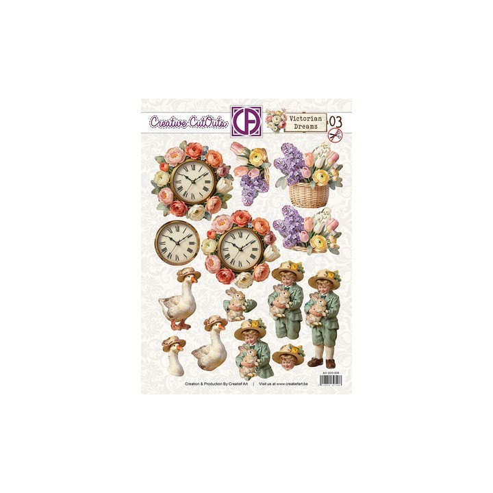 (CCO-039)3D Creative CutOuts Victorian Dreams 03