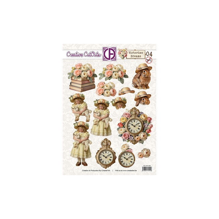 (CCO-040)3D Creative CutOuts Victorian Dreams 04